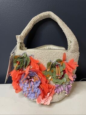 Viral Made in India Beaded Flower Handbag